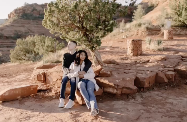 Cathedral Rock Couples Photoshoot in Sedona, Arizona